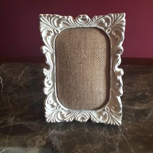 Distressed white frame
